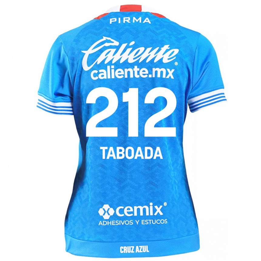 Moteriškas Víctor Taboada #212 Dangaus Mėlynumo Namų Marškinėliai 2024/25 T-Shirt