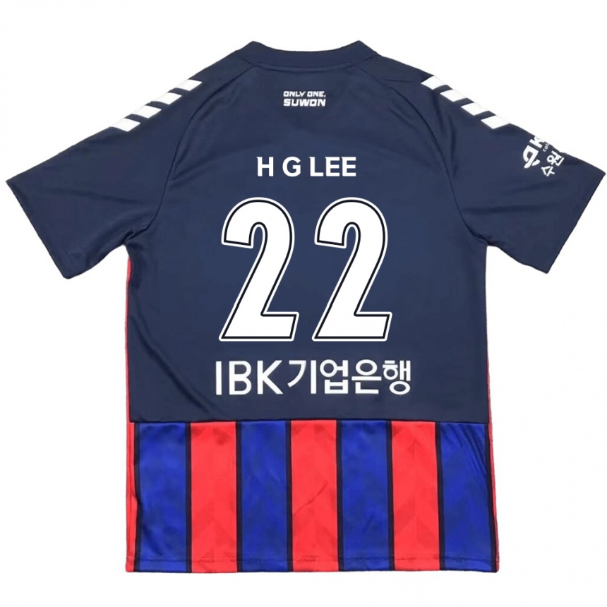 Moteriškas Gwang-Hyeok Lee #22 Mėlyna Raudona Namų Marškinėliai 2024/25 T-Shirt