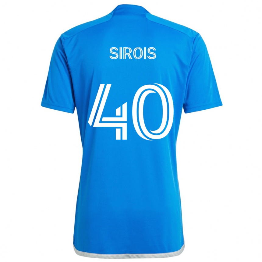 Moteriškas Jonathan Sirois #40 Mėlyna Balta Namų Marškinėliai 2024/25 T-Shirt