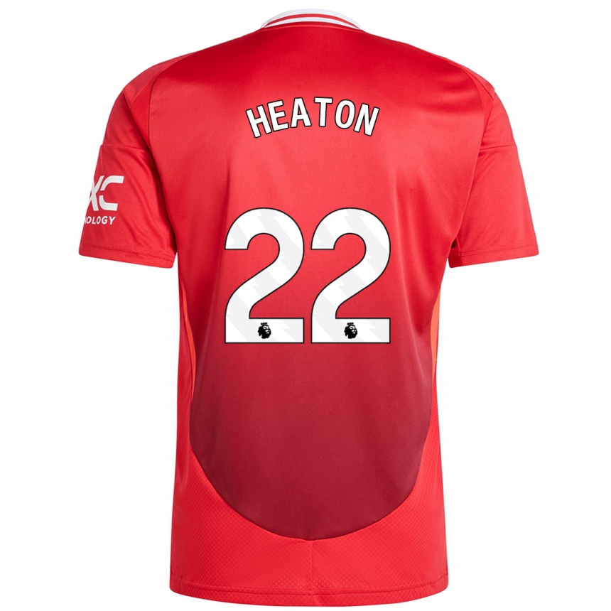 Vaikiškas Tom Heaton #22 Ryškiai Raudona Namų Marškinėliai 2024/25 T-Shirt