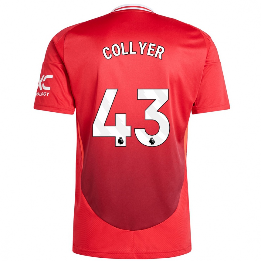 Vaikiškas Toby Collyer #43 Ryškiai Raudona Namų Marškinėliai 2024/25 T-Shirt