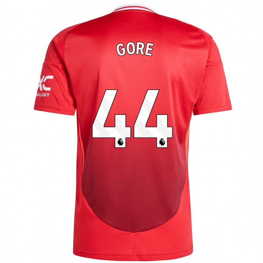 Vaikiškas Daniel Gore #44 Ryškiai Raudona Namų Marškinėliai 2024/25 T-Shirt