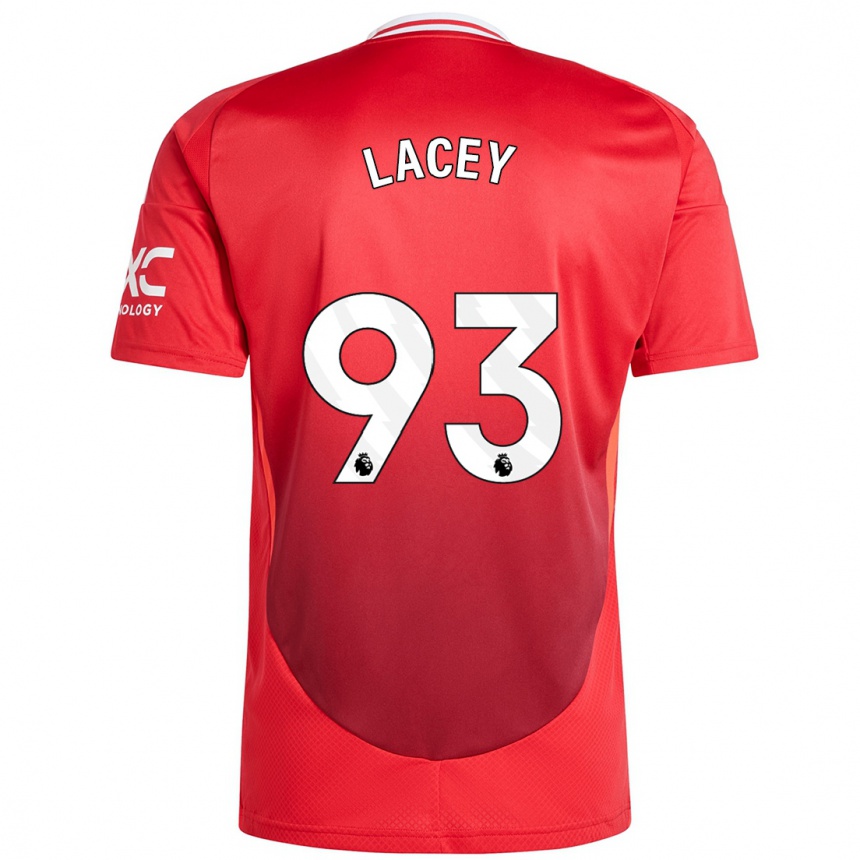 Vaikiškas Shea Lacey #93 Ryškiai Raudona Namų Marškinėliai 2024/25 T-Shirt