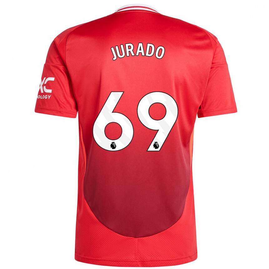 Vaikiškas Marc Jurado #69 Ryškiai Raudona Namų Marškinėliai 2024/25 T-Shirt