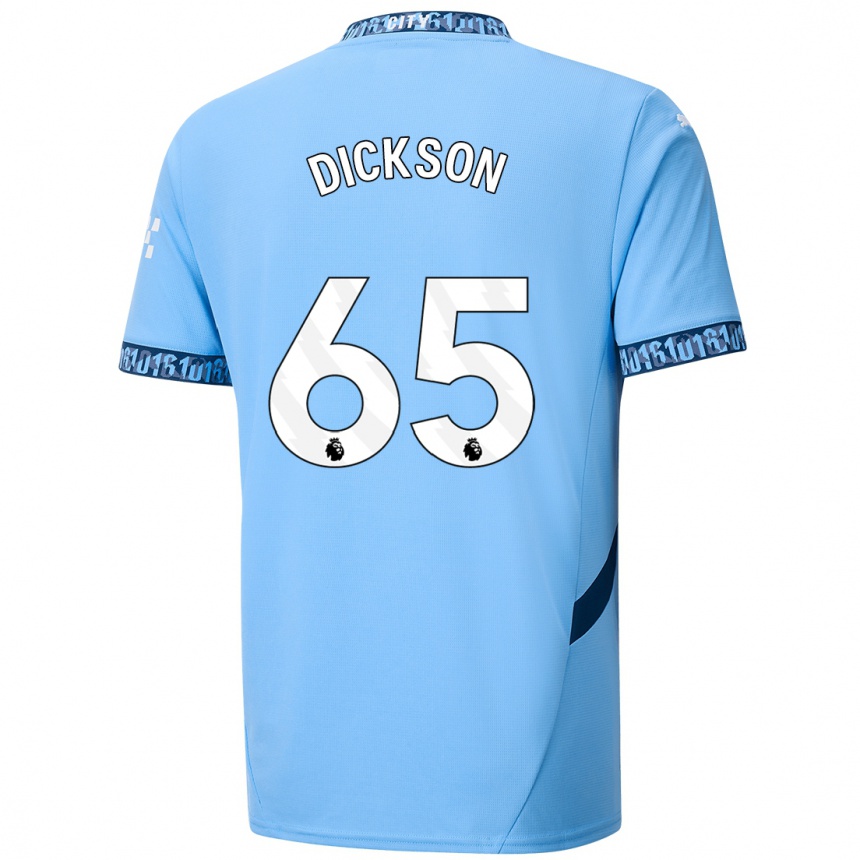 Vaikiškas Will Dickson #65 Tamsiai Mėlyna Namų Marškinėliai 2024/25 T-Shirt