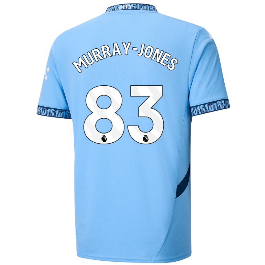 Vaikiškas George Murray-Jones #83 Tamsiai Mėlyna Namų Marškinėliai 2024/25 T-Shirt