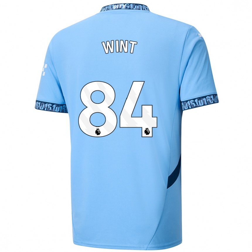 Vaikiškas Jack Wint #84 Tamsiai Mėlyna Namų Marškinėliai 2024/25 T-Shirt