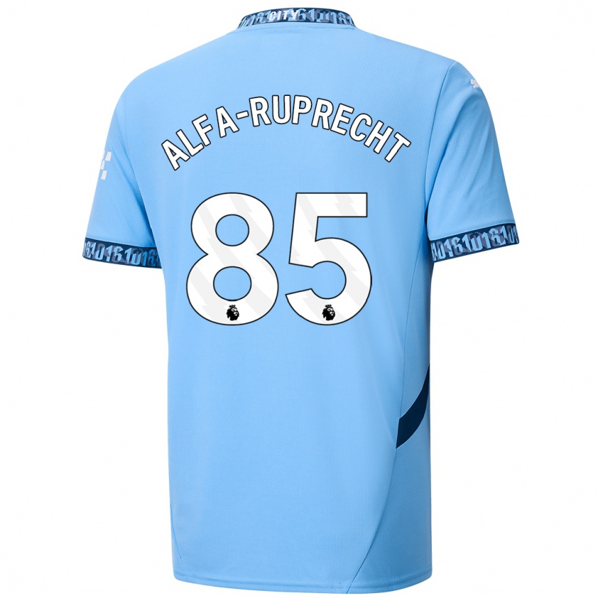 Vaikiškas Farid Alfa-Ruprecht #85 Tamsiai Mėlyna Namų Marškinėliai 2024/25 T-Shirt