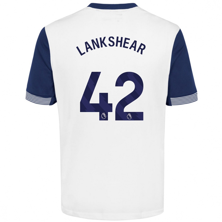 Vaikiškas Will Lankshear #42 Balta Mėlyna Namų Marškinėliai 2024/25 T-Shirt