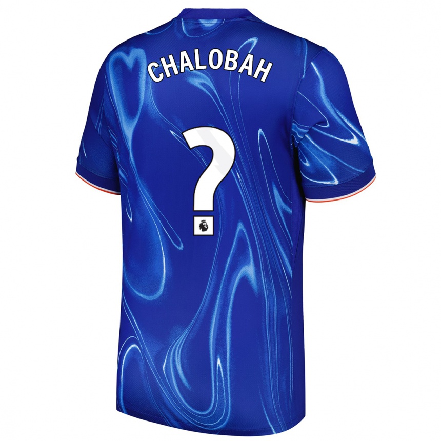 Vaikiškas Trevoh Chalobah #0 Mėlyna Balta Namų Marškinėliai 2024/25 T-Shirt