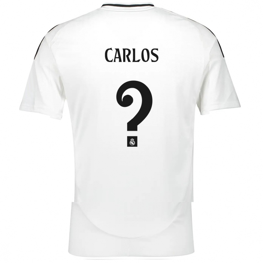 Vaikiškas Carlos Sánchez #0 Baltas Namų Marškinėliai 2024/25 T-Shirt