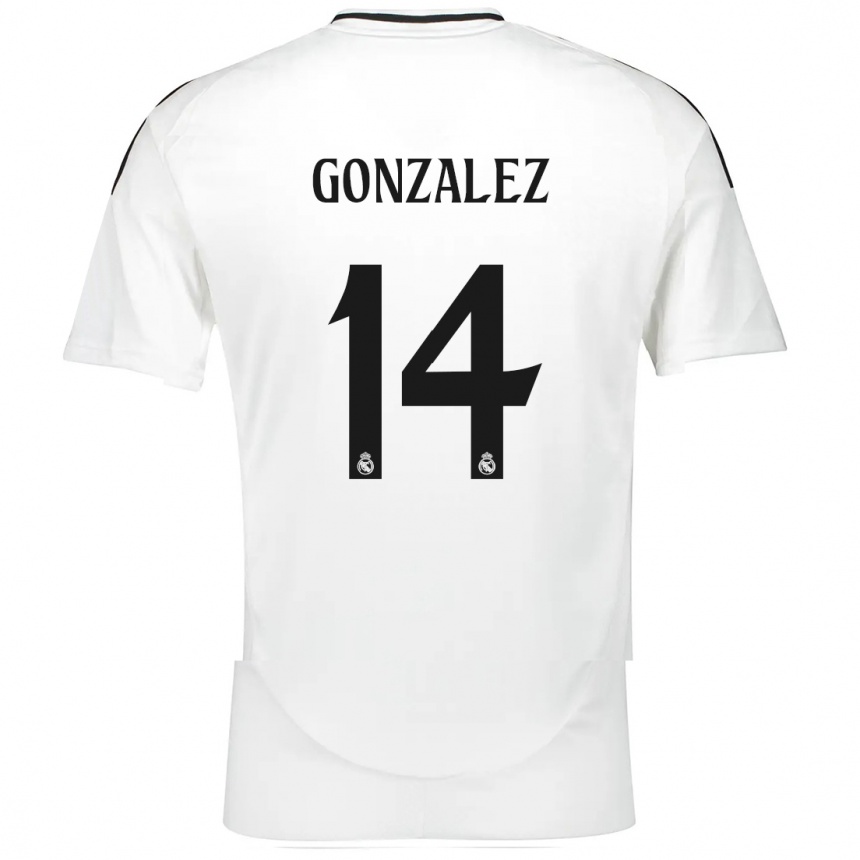 Vaikiškas David González #14 Baltas Namų Marškinėliai 2024/25 T-Shirt