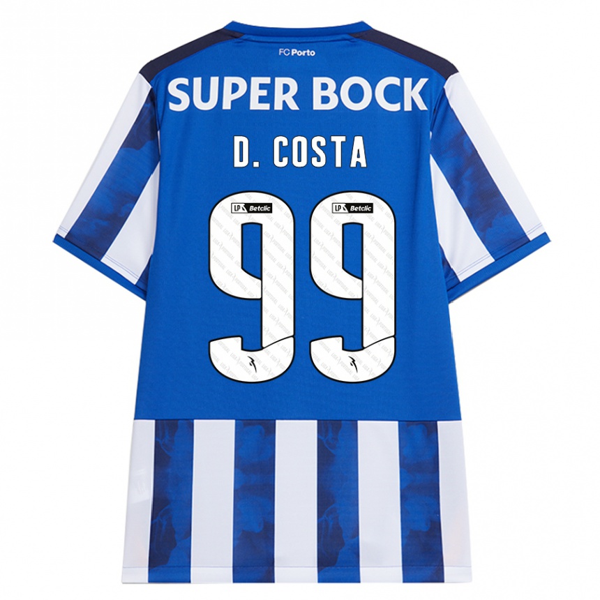 Vaikiškas Diogo Costa #99 Mėlyna Balta Namų Marškinėliai 2024/25 T-Shirt