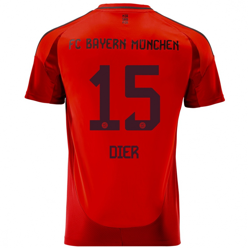 Vaikiškas Eric Dier #15 Raudona Namų Marškinėliai 2024/25 T-Shirt