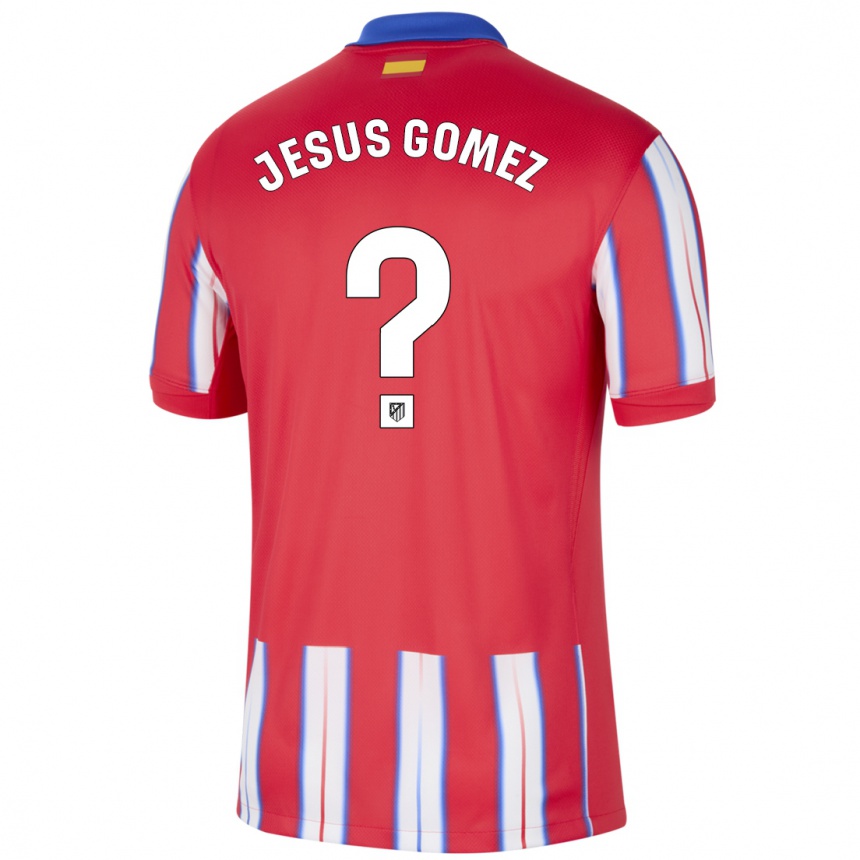 Vaikiškas Jesus Gomez #0 Raudona Balta Mėlyna Namų Marškinėliai 2024/25 T-Shirt