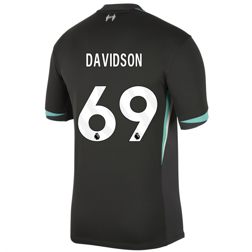 Vaikiškas Josh Davidson #69 Juoda Antracito Balta Išvykos Marškinėliai 2024/25 T-Shirt