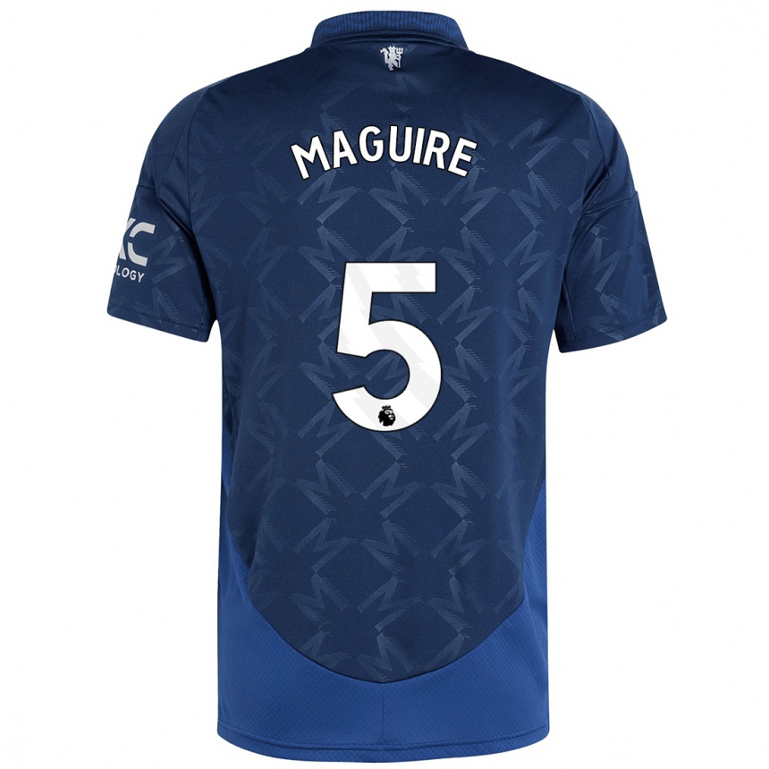 Vaikiškas Harry Maguire #5 Indigo Išvykos Marškinėliai 2024/25 T-Shirt