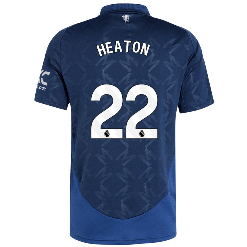 Vaikiškas Tom Heaton #22 Indigo Išvykos Marškinėliai 2024/25 T-Shirt