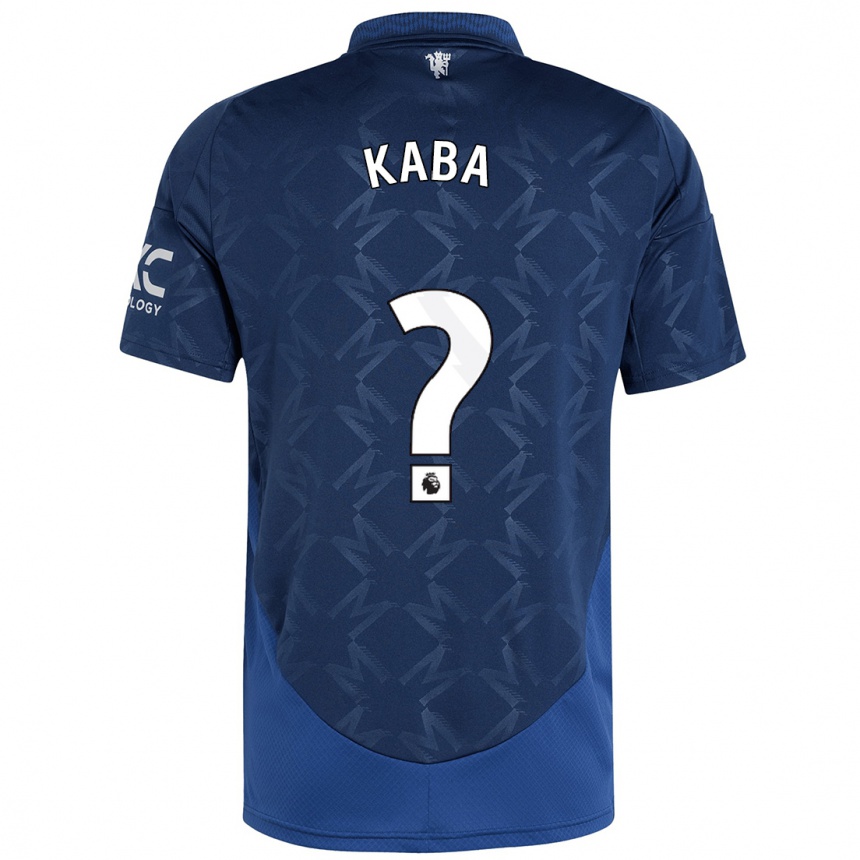 Vaikiškas Sekou Kaba #0 Indigo Išvykos Marškinėliai 2024/25 T-Shirt