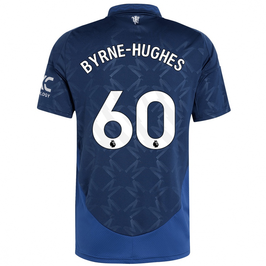 Vaikiškas Cameron Byrne-Hughes #60 Indigo Išvykos Marškinėliai 2024/25 T-Shirt