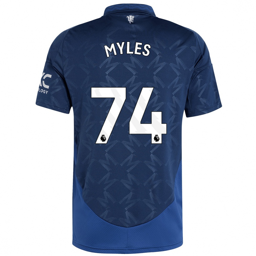 Vaikiškas Tom Myles #74 Indigo Išvykos Marškinėliai 2024/25 T-Shirt