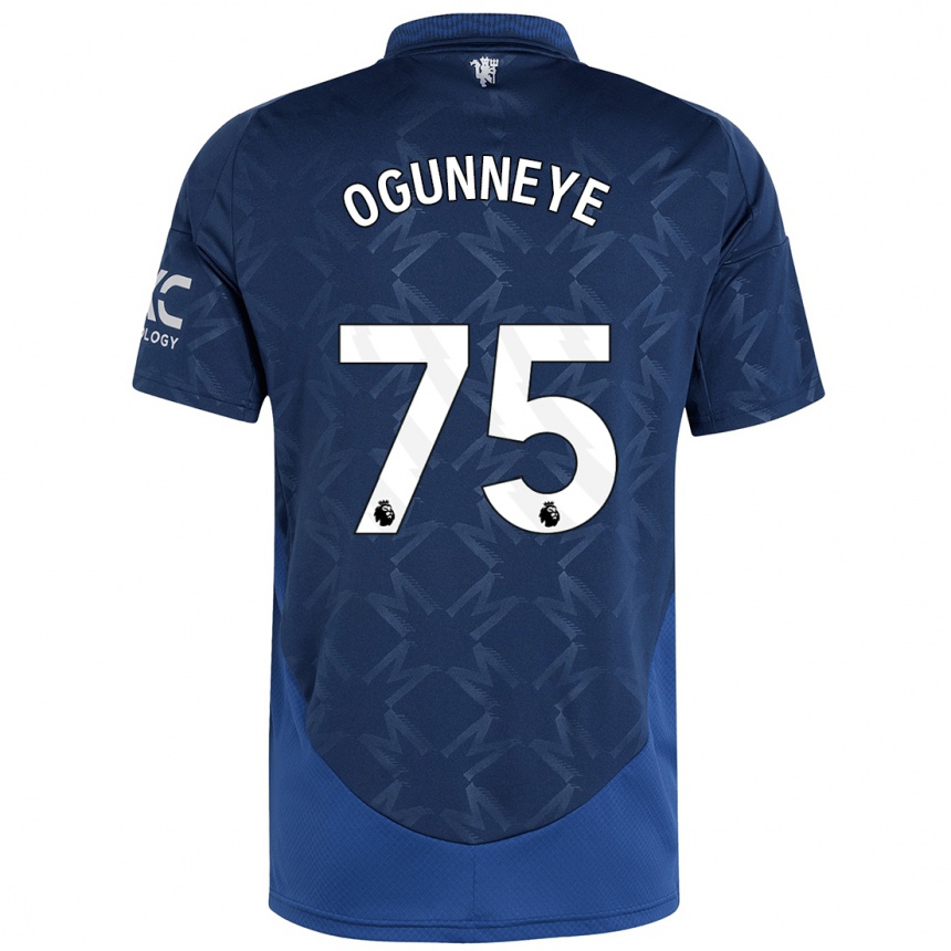 Vaikiškas Habeeb Ogunneye #75 Indigo Išvykos Marškinėliai 2024/25 T-Shirt