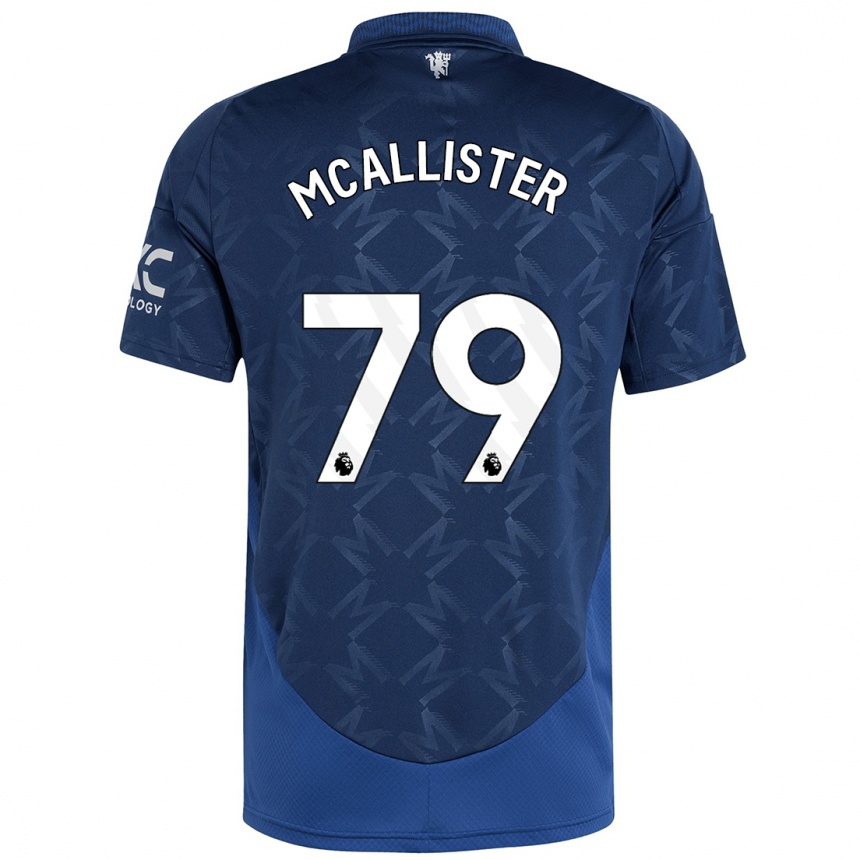 Vaikiškas Finley Mcallister #79 Indigo Išvykos Marškinėliai 2024/25 T-Shirt