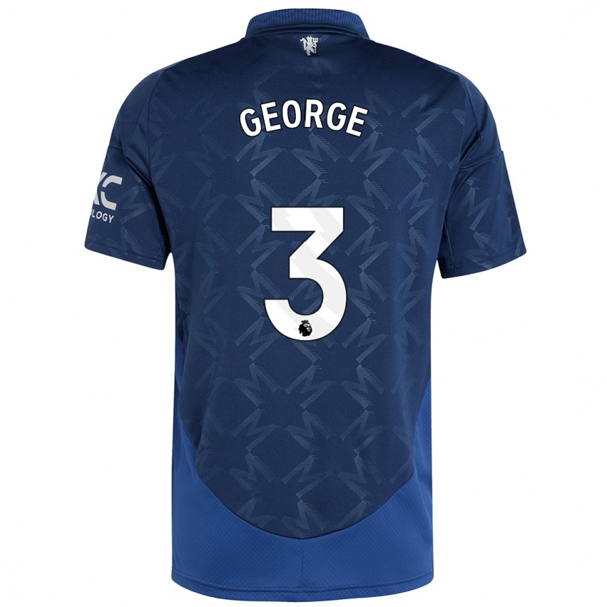 Vaikiškas Gabby George #3 Indigo Išvykos Marškinėliai 2024/25 T-Shirt