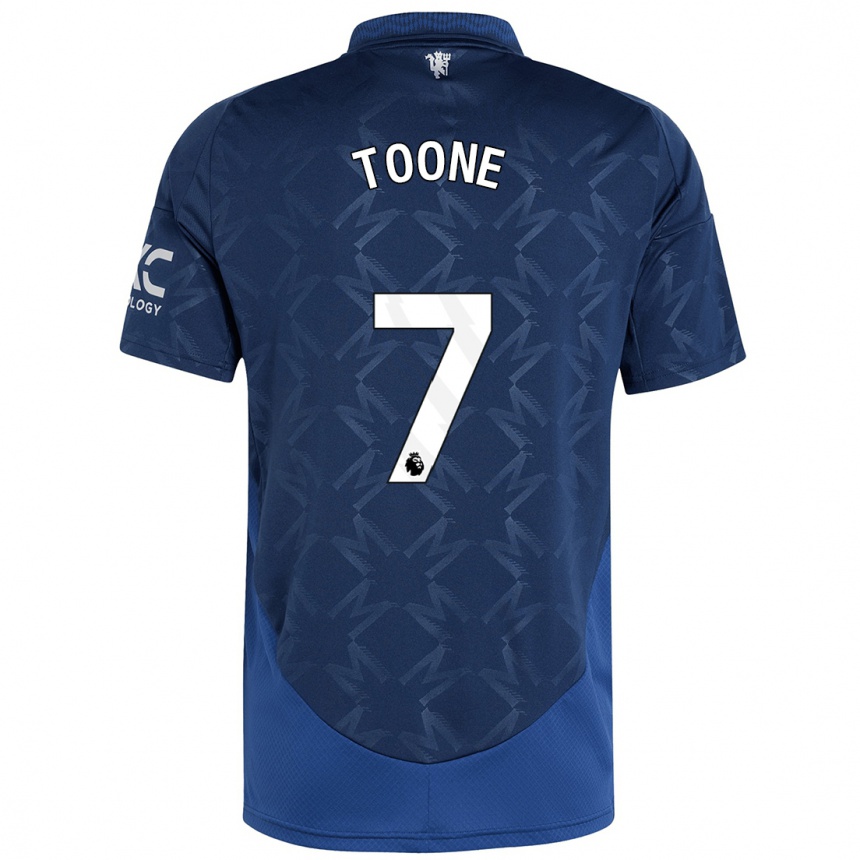 Vaikiškas Ella Toone #7 Indigo Išvykos Marškinėliai 2024/25 T-Shirt