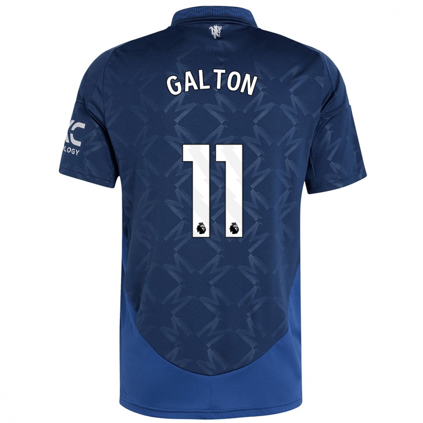 Vaikiškas Leah Galton #11 Indigo Išvykos Marškinėliai 2024/25 T-Shirt