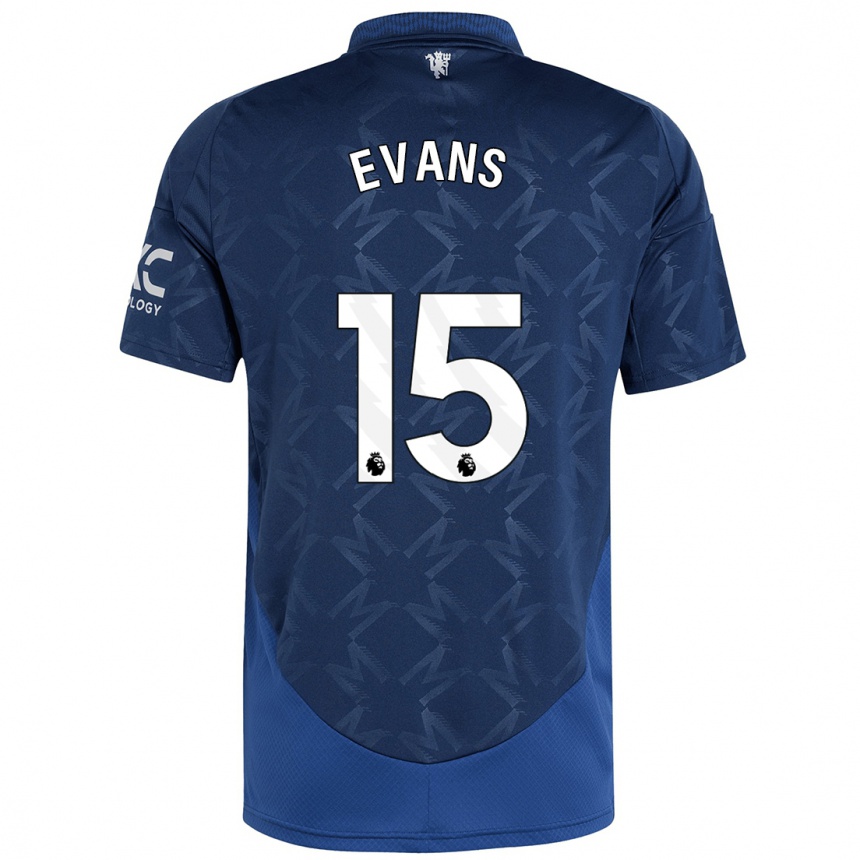 Vaikiškas Gemma Evans #15 Indigo Išvykos Marškinėliai 2024/25 T-Shirt