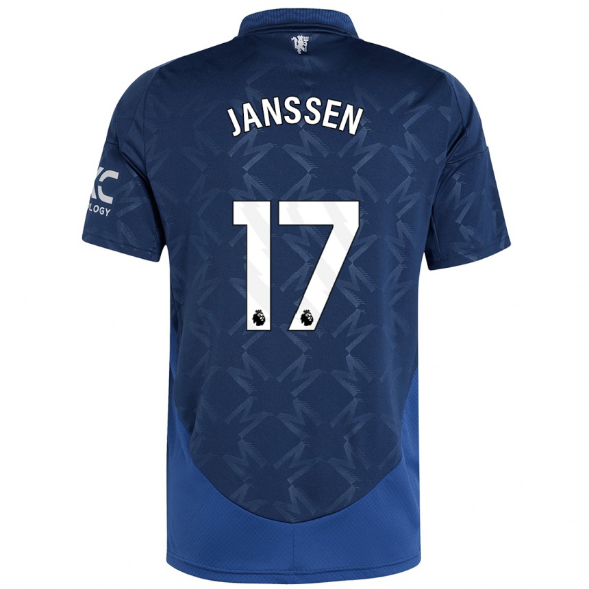 Vaikiškas Dominique Janssen #17 Indigo Išvykos Marškinėliai 2024/25 T-Shirt