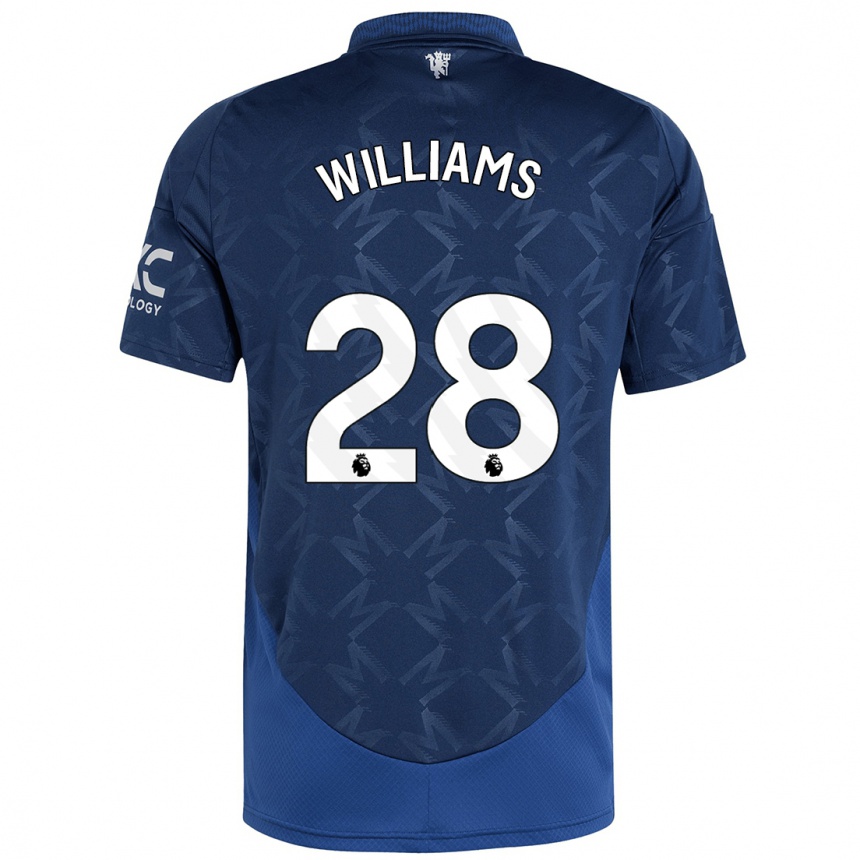 Vaikiškas Rachel Williams #28 Indigo Išvykos Marškinėliai 2024/25 T-Shirt