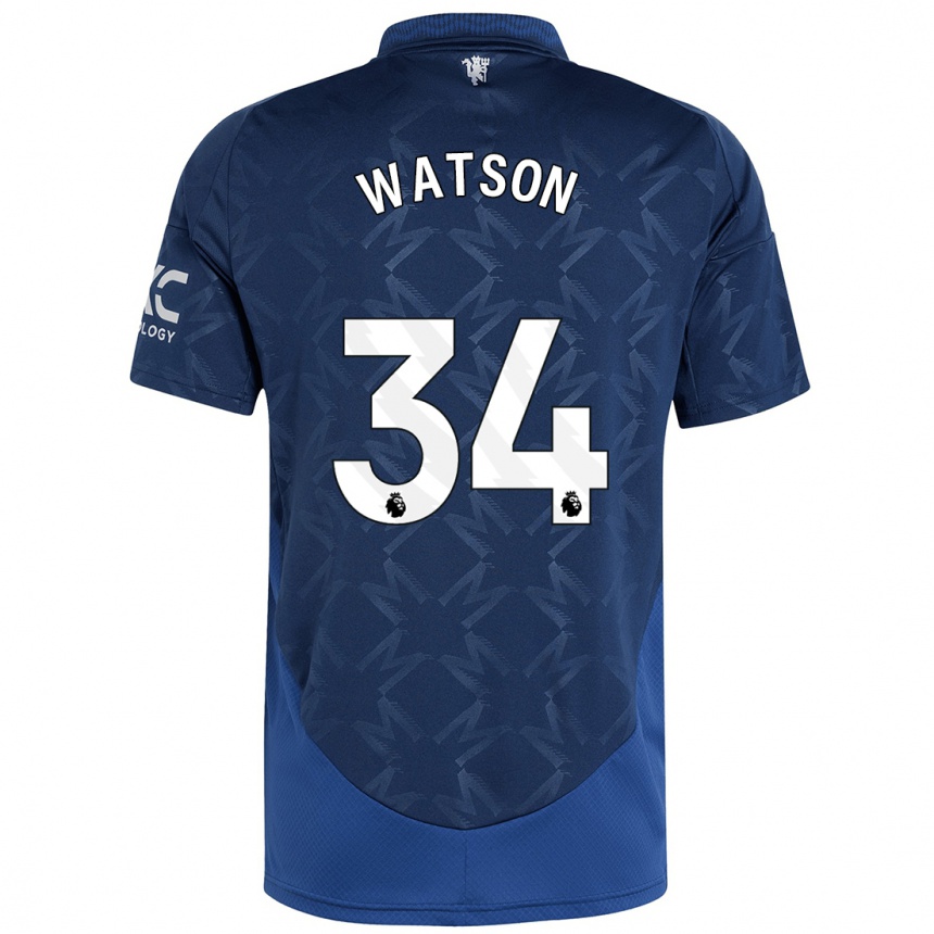 Vaikiškas Emma Watson #34 Indigo Išvykos Marškinėliai 2024/25 T-Shirt