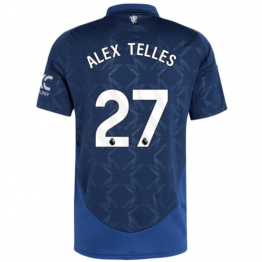 Vaikiškas Alex Nicolao Telles #27 Indigo Išvykos Marškinėliai 2024/25 T-Shirt