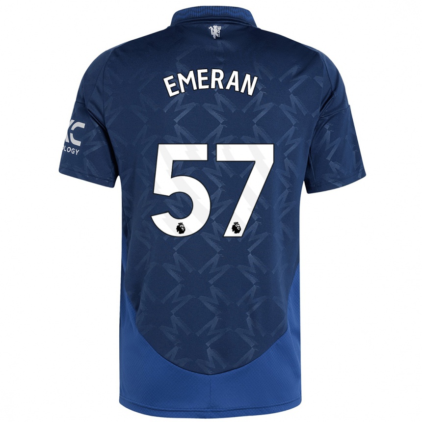 Vaikiškas Noam Emeran #57 Indigo Išvykos Marškinėliai 2024/25 T-Shirt