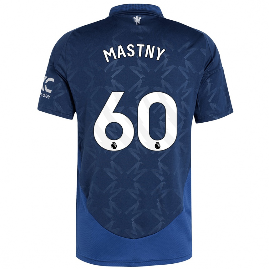 Vaikiškas Ondrej Mastny #60 Indigo Išvykos Marškinėliai 2024/25 T-Shirt