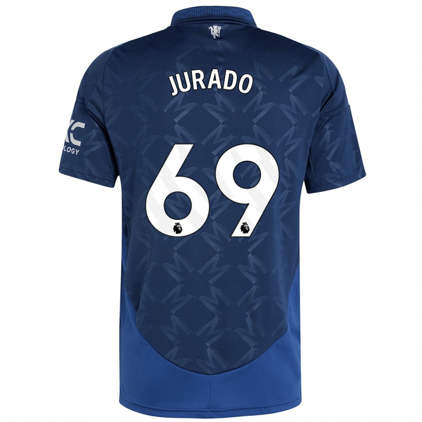 Vaikiškas Marc Jurado #69 Indigo Išvykos Marškinėliai 2024/25 T-Shirt