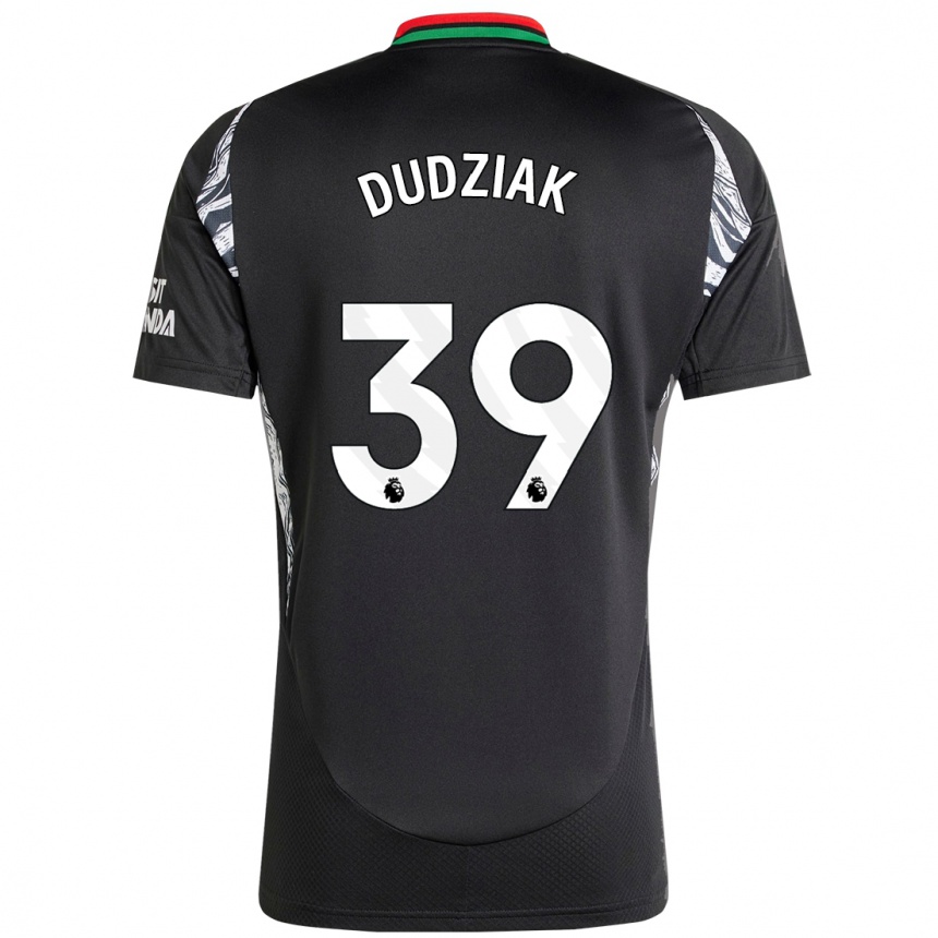 Vaikiškas Harrison Dudziak #39 Juoda Išvykos Marškinėliai 2024/25 T-Shirt