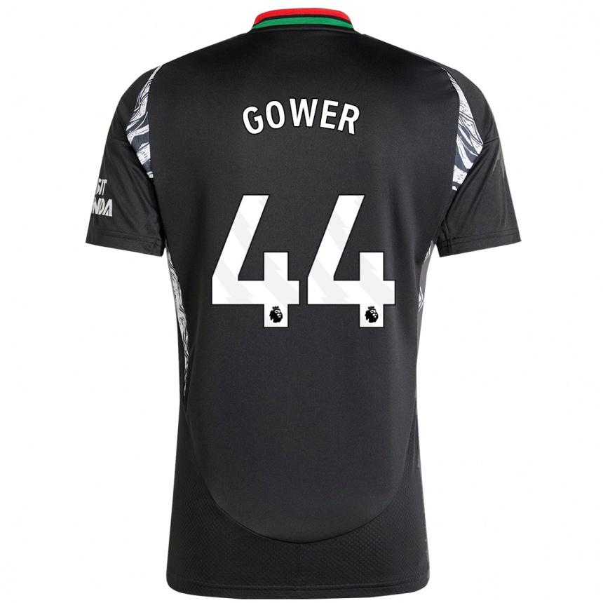 Vaikiškas Jimi Gower #44 Juoda Išvykos Marškinėliai 2024/25 T-Shirt