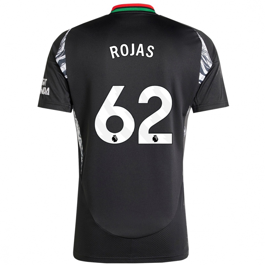 Vaikiškas Alexei Rojas #62 Juoda Išvykos Marškinėliai 2024/25 T-Shirt