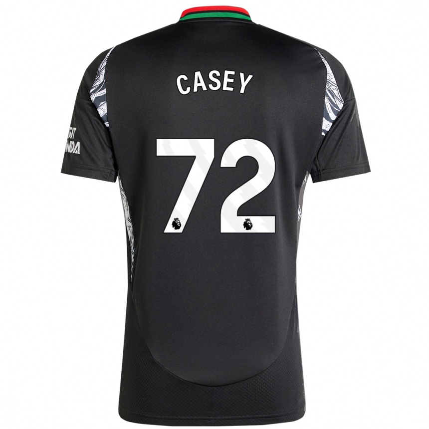 Vaikiškas Dan Casey #72 Juoda Išvykos Marškinėliai 2024/25 T-Shirt