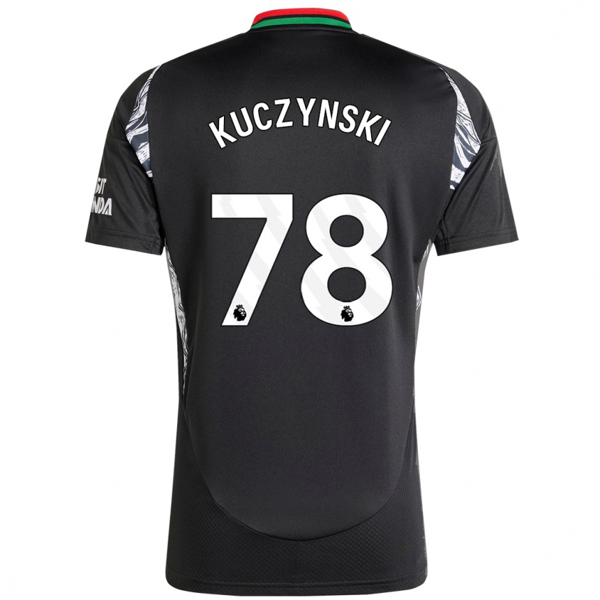 Vaikiškas Max Kuczynski #78 Juoda Išvykos Marškinėliai 2024/25 T-Shirt