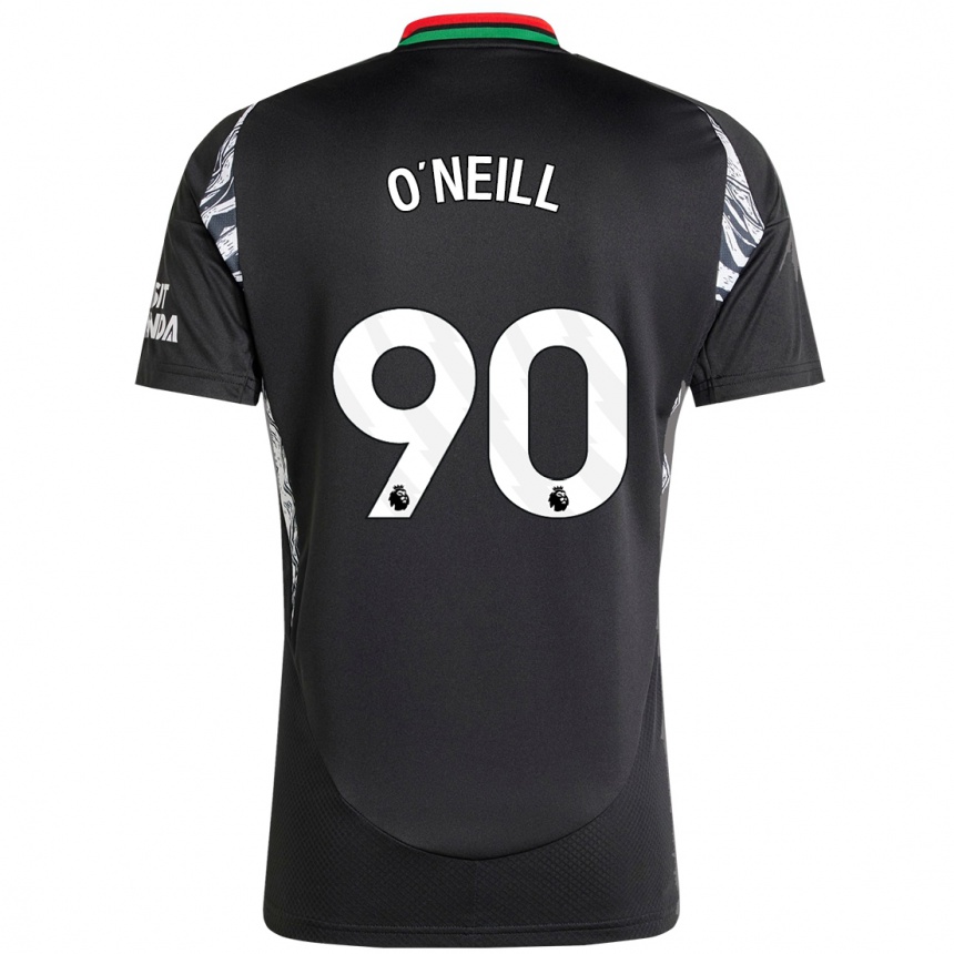 Vaikiškas Ceadach O'neill #90 Juoda Išvykos Marškinėliai 2024/25 T-Shirt