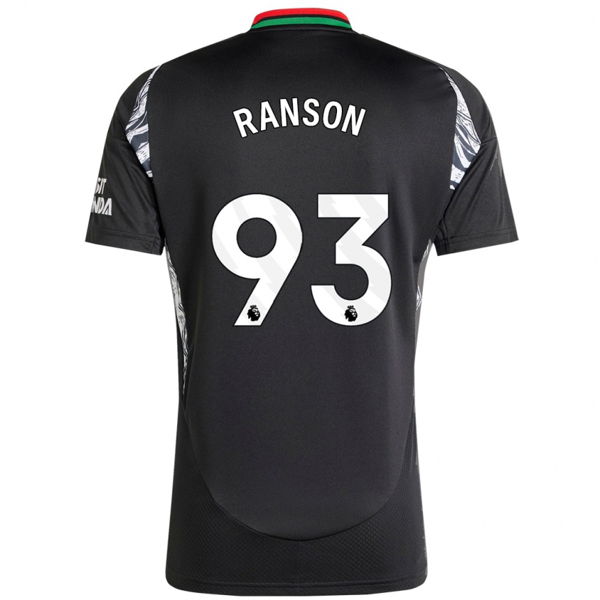 Vaikiškas Khari Ranson #93 Juoda Išvykos Marškinėliai 2024/25 T-Shirt