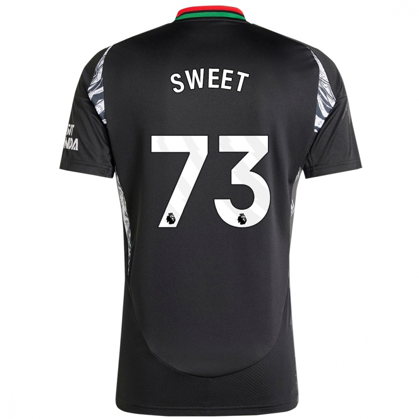 Vaikiškas James Sweet #73 Juoda Išvykos Marškinėliai 2024/25 T-Shirt