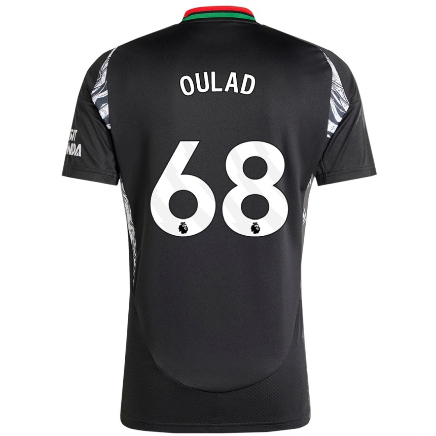 Vaikiškas Salah-Eddine Oulad M'hand #68 Juoda Išvykos Marškinėliai 2024/25 T-Shirt