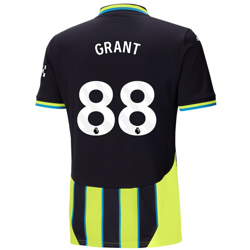 Vaikiškas True Grant #88 Mėlyna Geltona Išvykos Marškinėliai 2024/25 T-Shirt