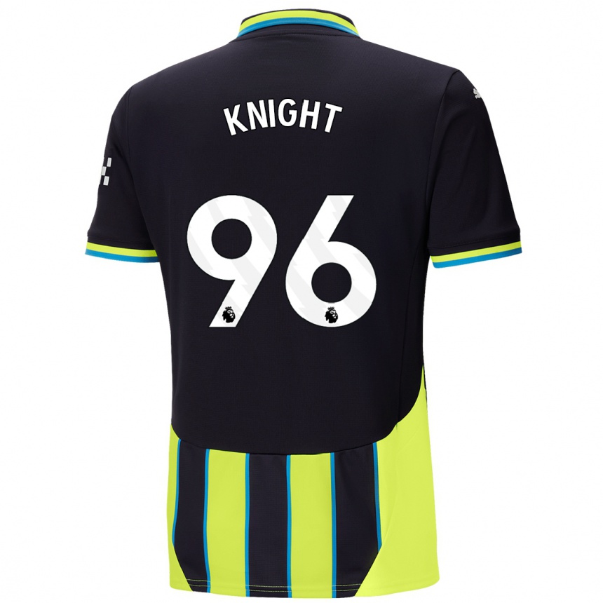 Vaikiškas Ben Knight #96 Mėlyna Geltona Išvykos Marškinėliai 2024/25 T-Shirt