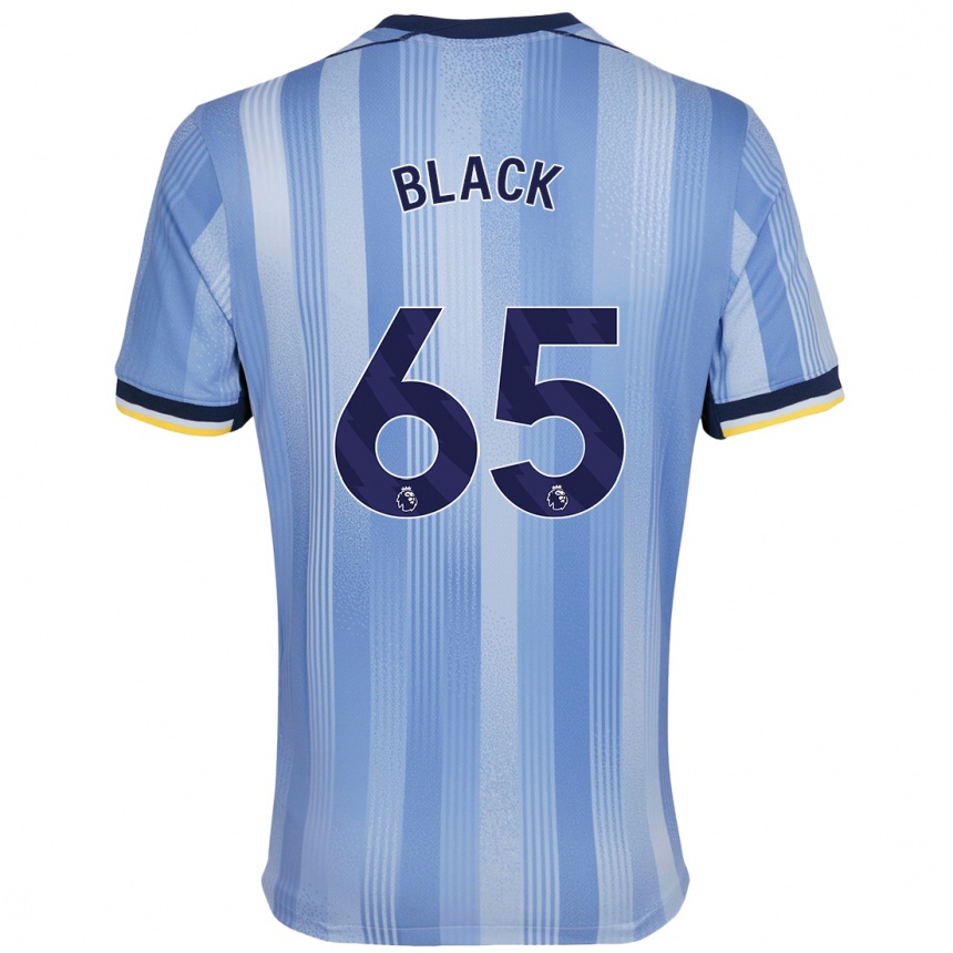 Vaikiškas Leo Black #65 Šviesiai Mėlyna Išvykos Marškinėliai 2024/25 T-Shirt